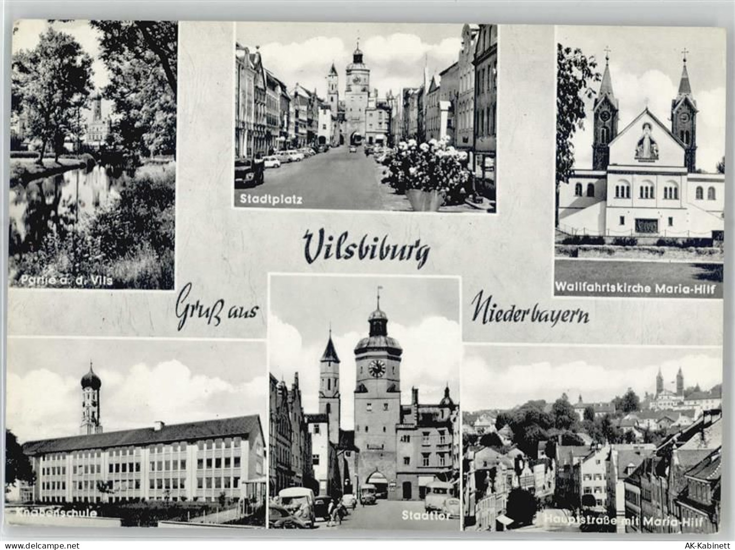 84137 W8313 Vilsbiburg - Stadtplatz Stadttor Hauptstraße Wallfahrtskirch... - 51505742
