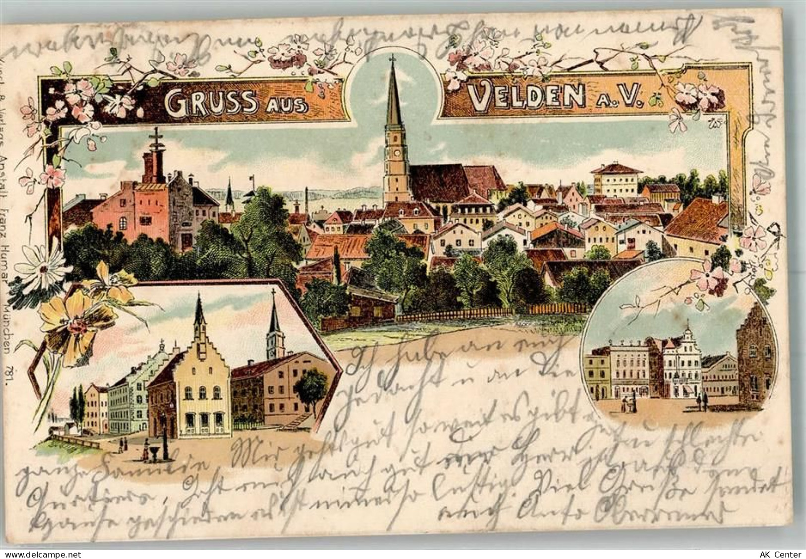 84149 W8319 Velden , Vils 1901 Lithographie - 13644506