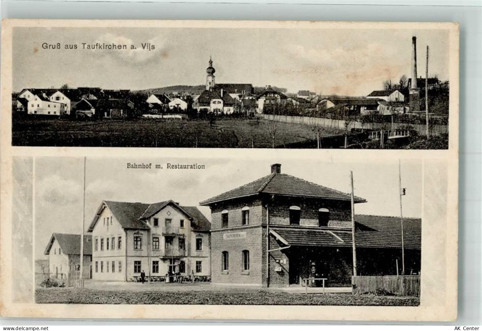84416 W8252 Taufkirchen Vils - Bahnhof Gasthaus - 13637656