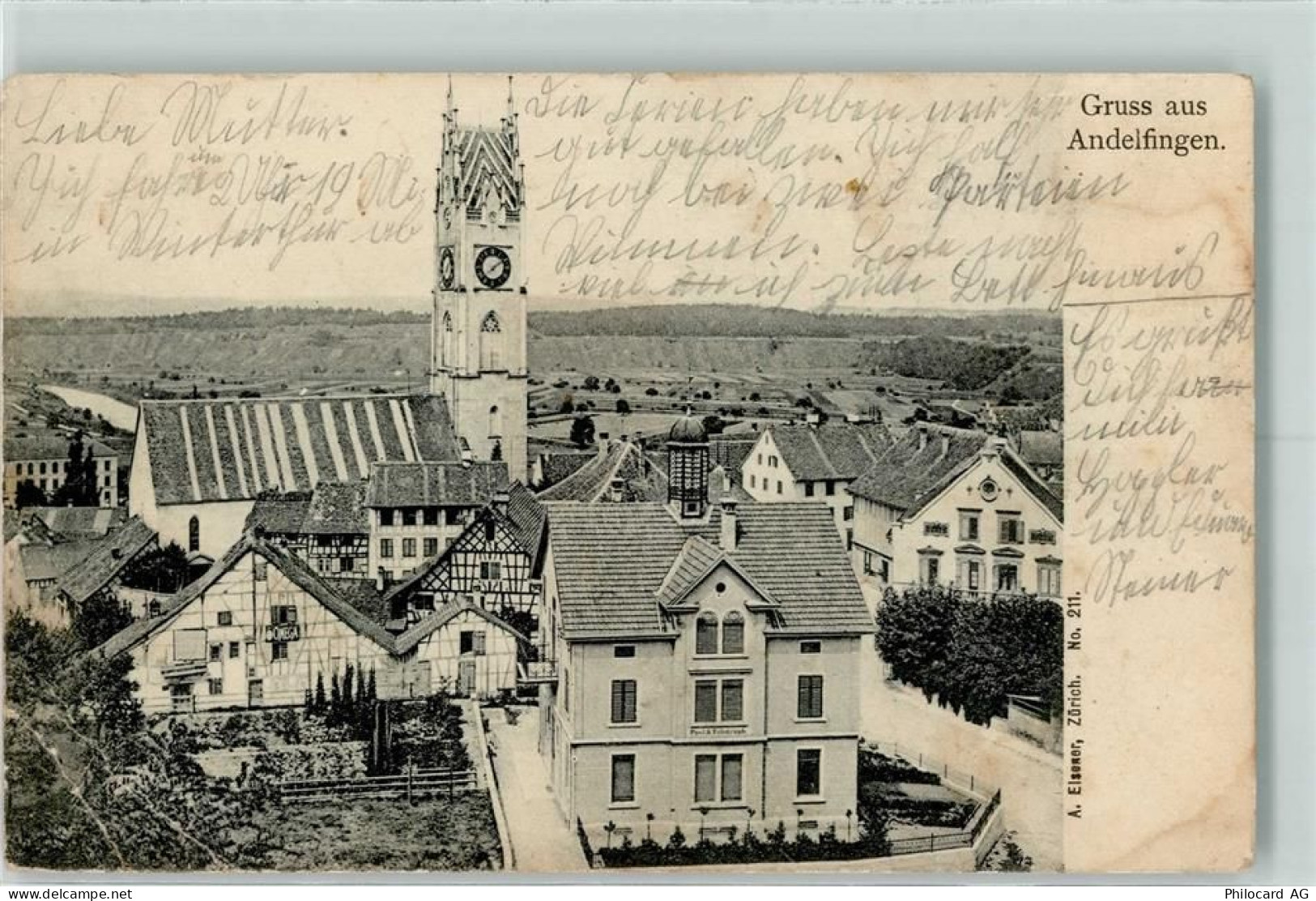 8450 Andelfingen 1907 Gebrauchsspuren - 13224853