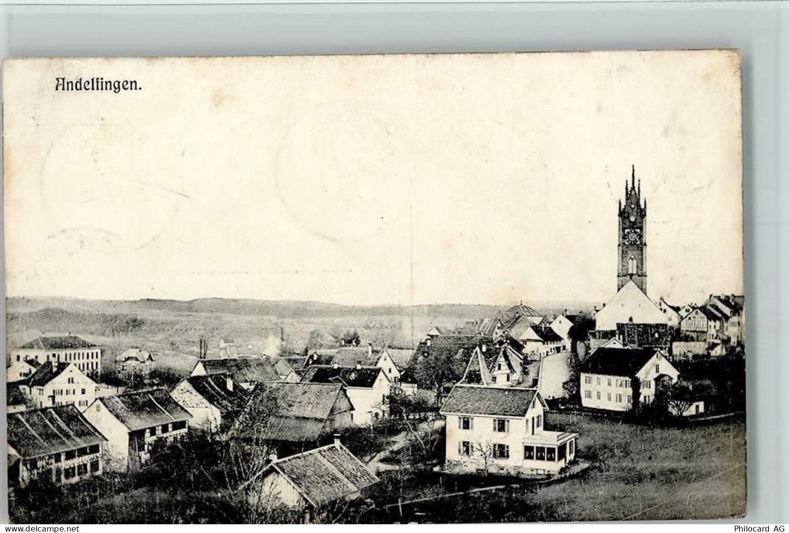 8450 Andelfingen 1907 - Teilansicht Kirchturmspitze - 13095657