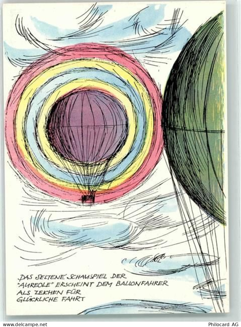 8484 Theilingen - Ballonpost Schlieren Zürich Fred Dolder Freiballon OMO... - 10603581