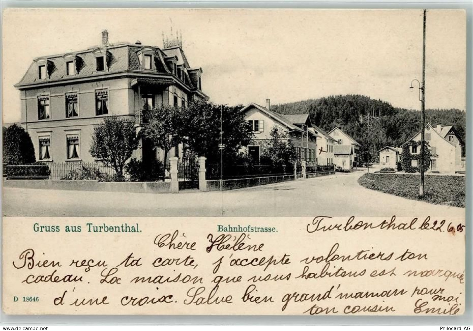 8488 Turbenthal 1905 - Bahnhofstraße - 13449451