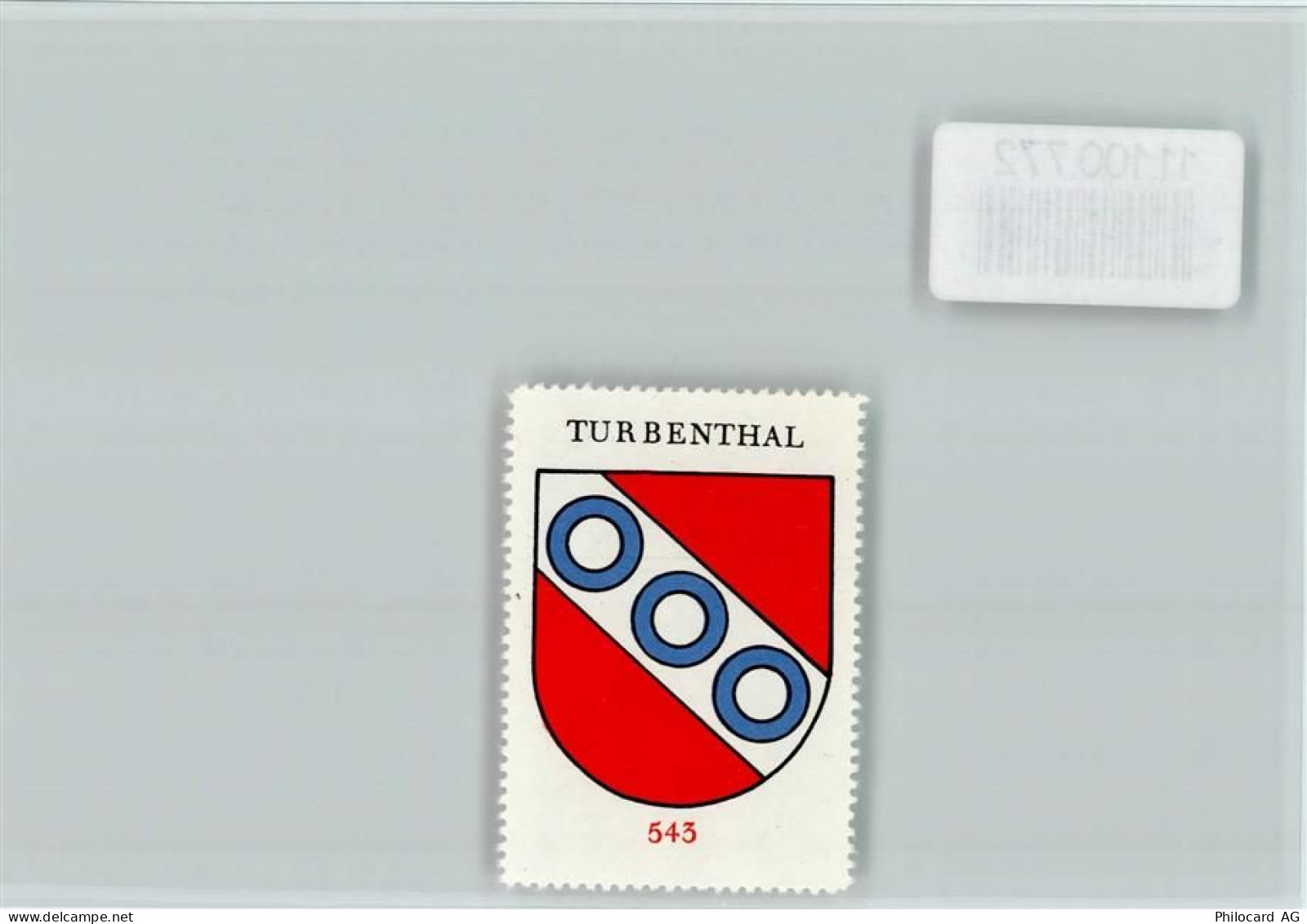 8488 Turbenthal - Vignette Wappen Kaffee Hag ca 1920-1940 Turbenthal - 11100772