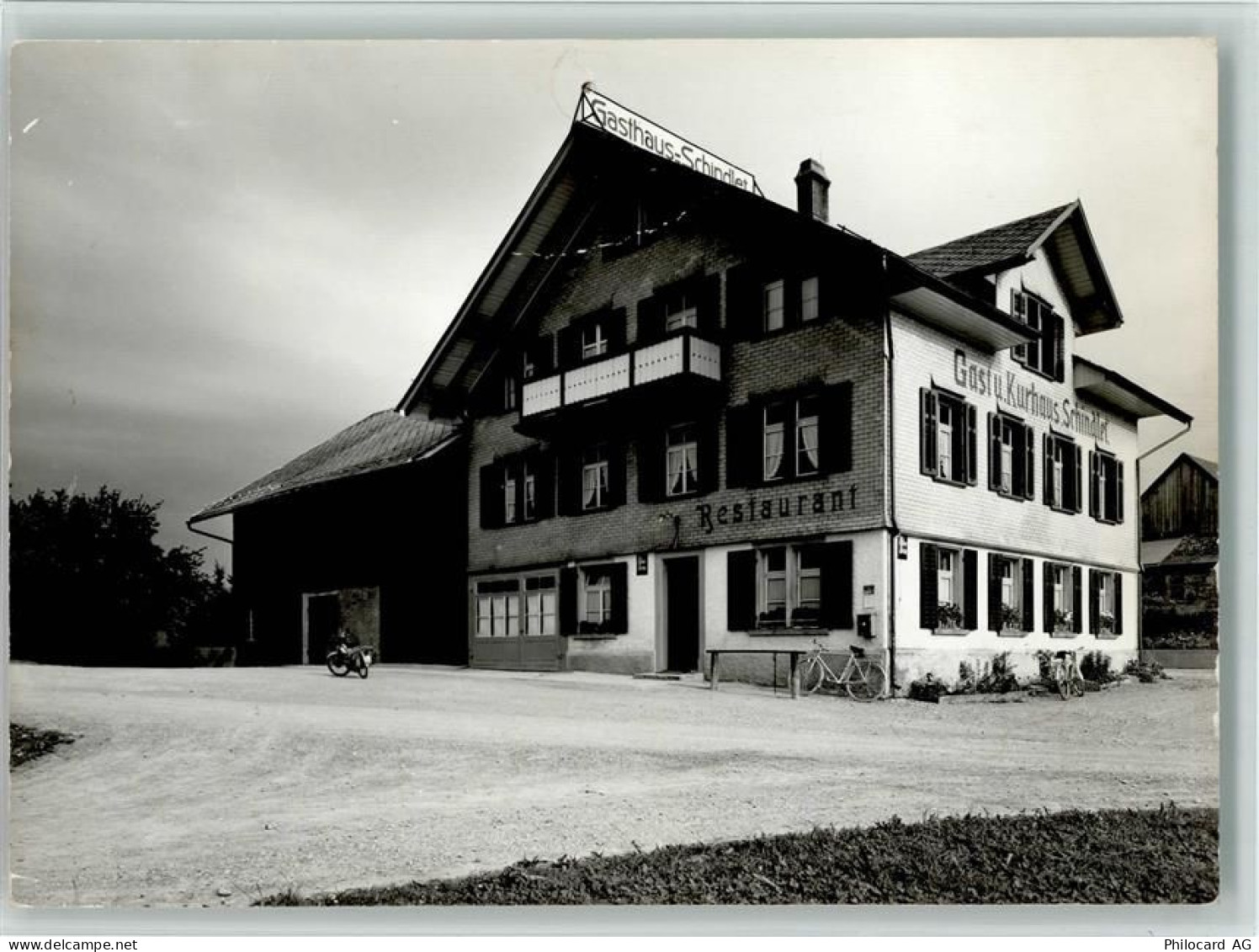 8494 Bauma Gebrauchsspuren Gasthaus Kurhaus Schindlet - 13119941