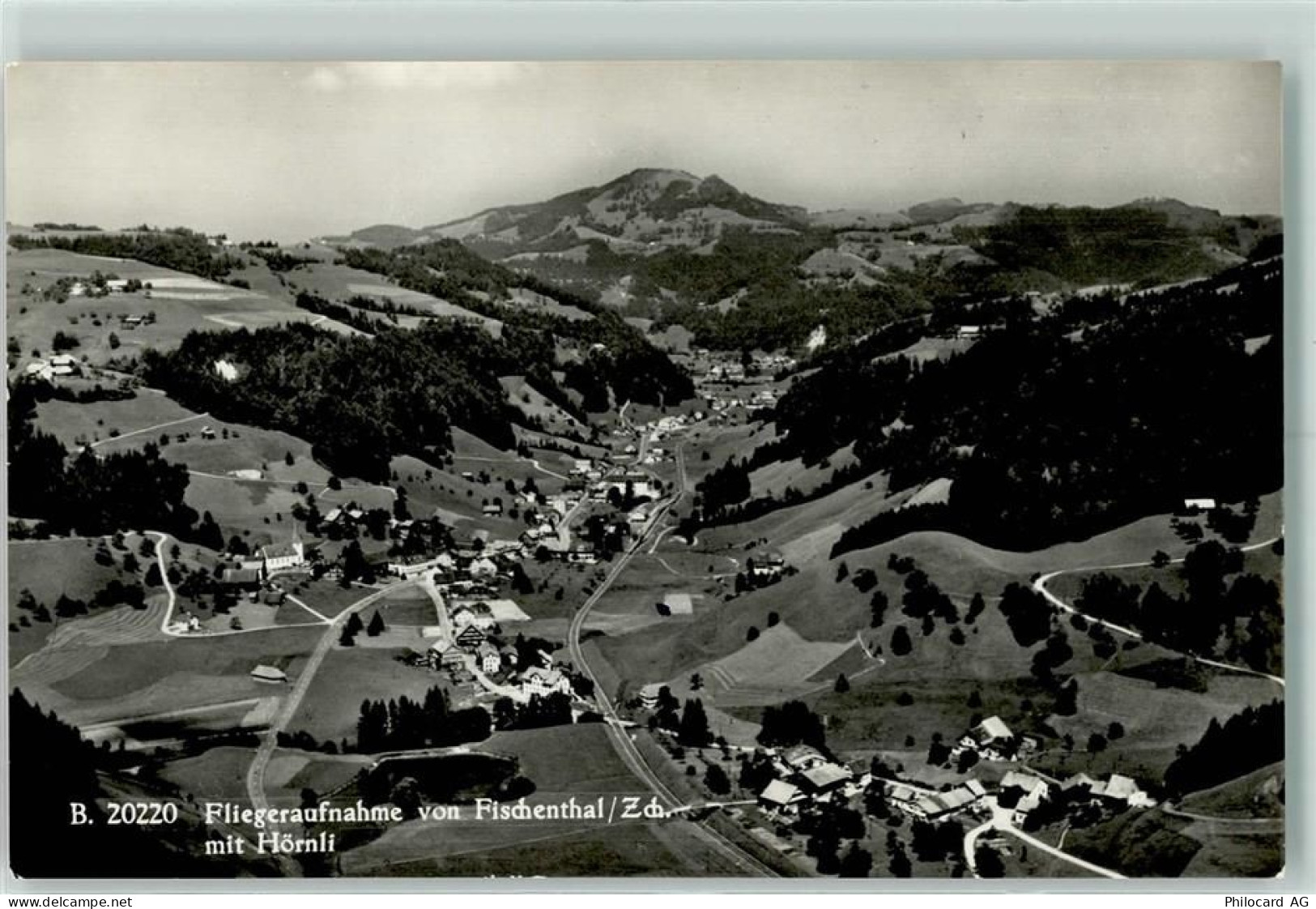 8497 Fischenthal - Fliegeraufnahme mit Hörnli - 13146390