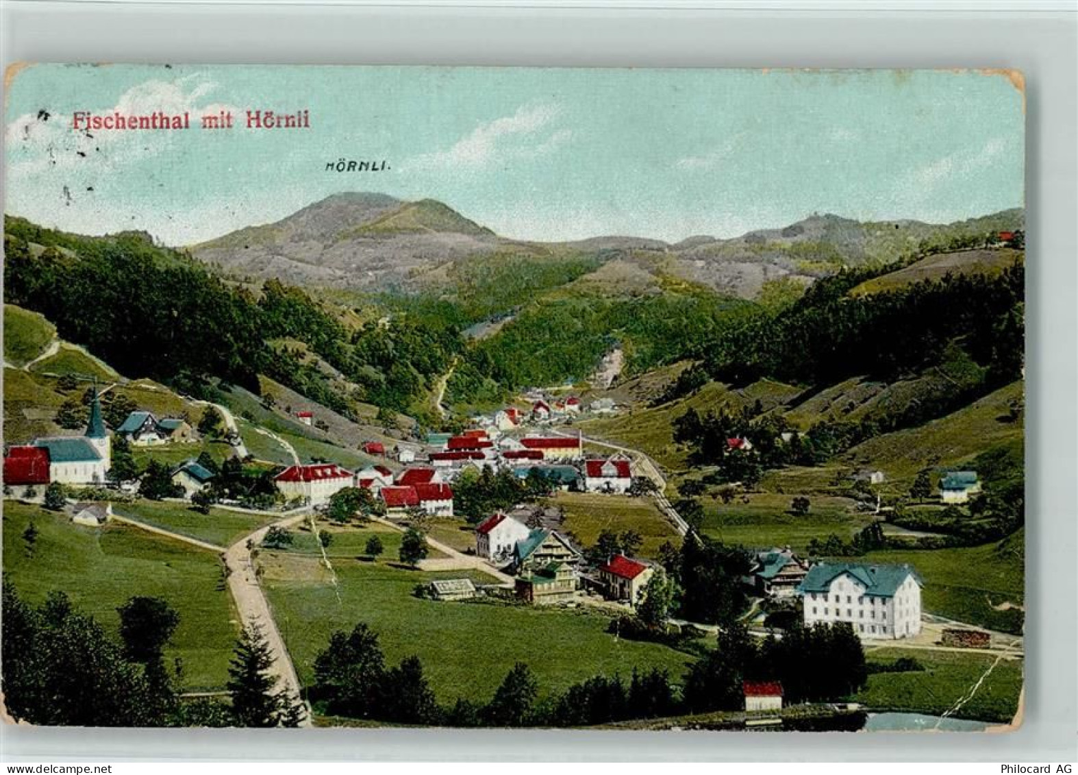 8497 Fischenthal Gebrauchsspuren 1911 Hörnli - 13119649