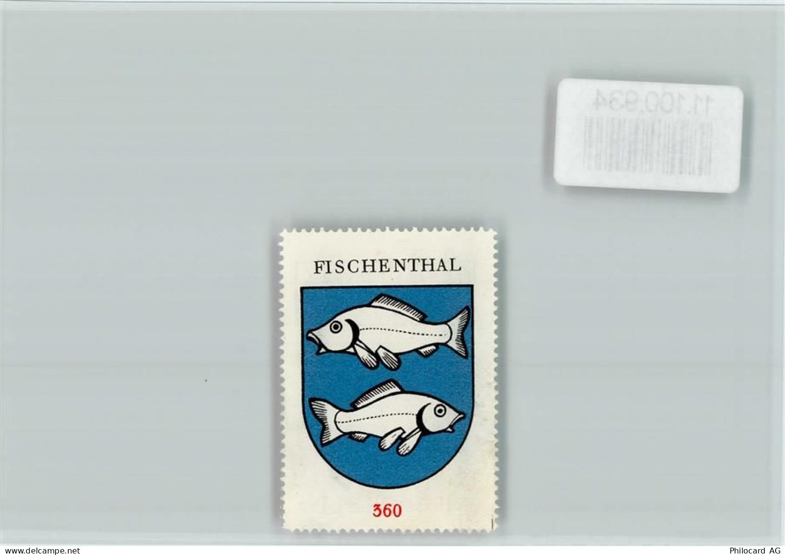 8497 Fischenthal - Vignette Wappen Kaffee Hag ca 1920-1940 Fischenthal... - 11100934