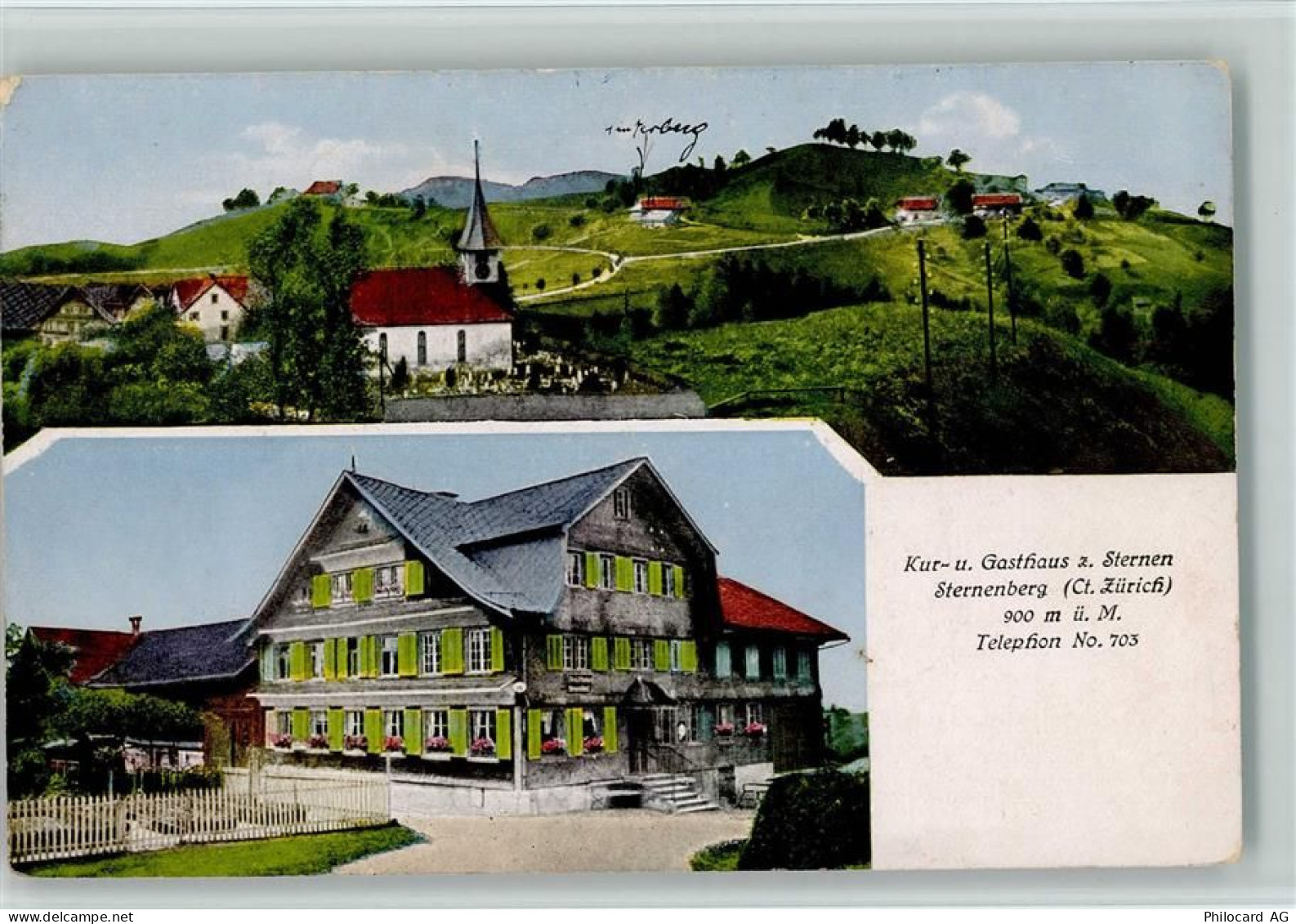 8499 Sternenberg - Kur und Gasthaus z. Sternen - Verlag Sattler - 13213238