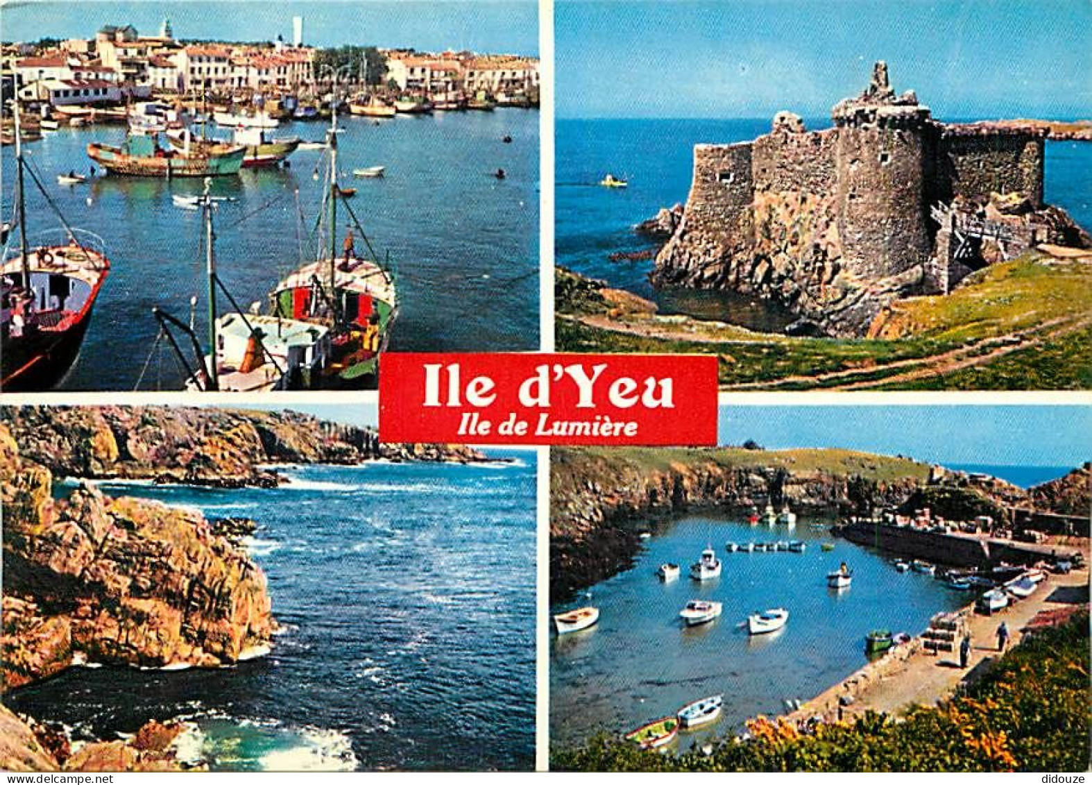 85 - Ile d'Yeu - Multivues - Bateaux - CPM - Voir Scans Recto-Verso