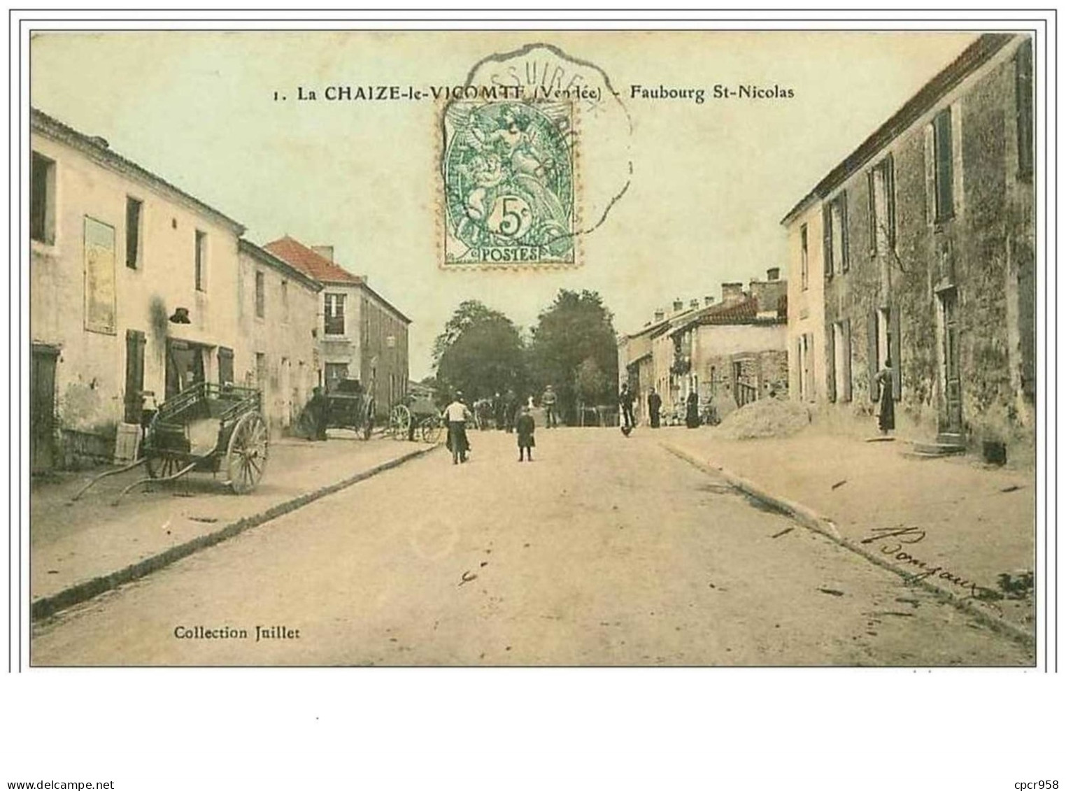 85.LA CHAIZE LE VICOMTE. FAUBOURG ST NICOLAS