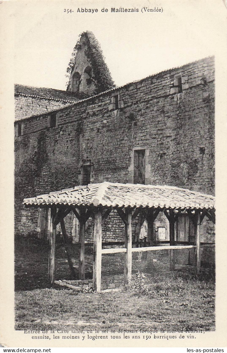 85 MAILLEZAIS ABBAYE DE MAILLEZAIS
