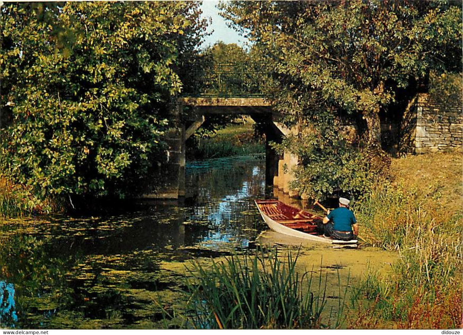 85 - Maillezais - Venise Vendéenne - Promenade au pied de l'Abbaye - CPM - Voir Scans Recto-Verso