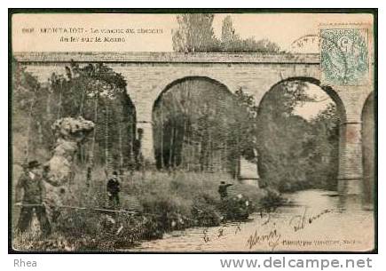 85 Montaigu 2036 MONTAIGU - Le du chemin de fer sur Maine pont maine viaduc peche a la D85D K85146K C02498C RH003137