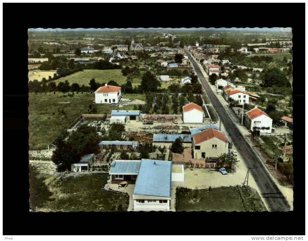85 - SAINT-FLORENT-DES-BOIS - En avion au dessus de