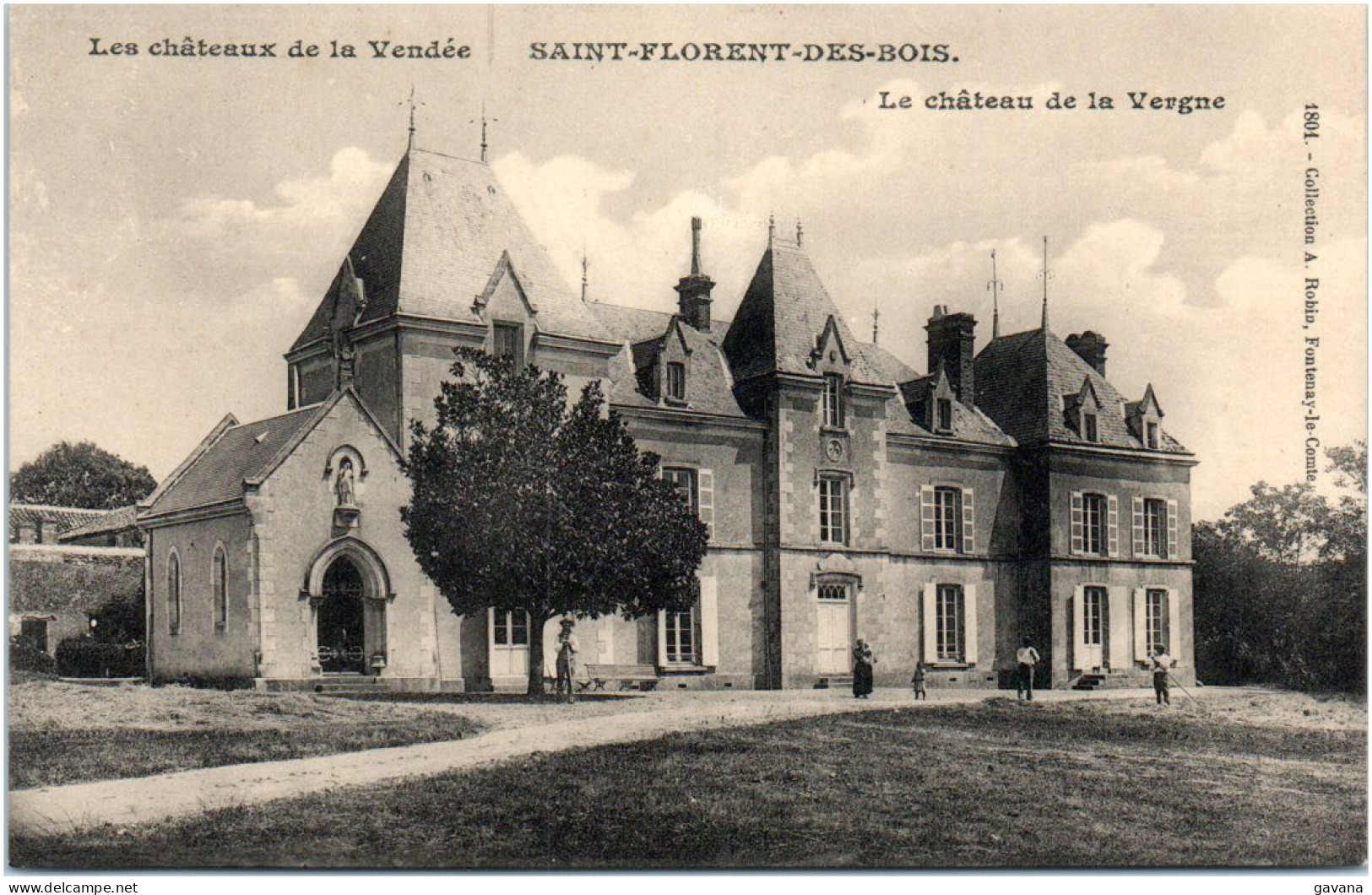 85 SAINT-FLORENT-des-BOIS - Le château de la Vergne