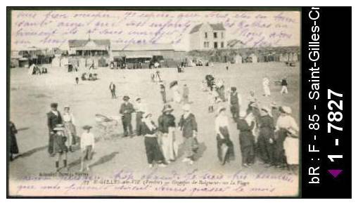 85 Saint-Gilles-Croix-de-Vie - 77 St-GILLES-sur-VIE (Vendée) - Groupes de Baigneurs sur la Pl /  D85D  K85222K  C85222C