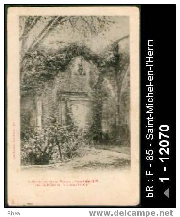 85 Saint-Michel-en-l'Herm - St-Michel-en-L'Herm (Vendée) - Porte Louis XIV dans les ruines de /  D85D  K85128K  C85255C