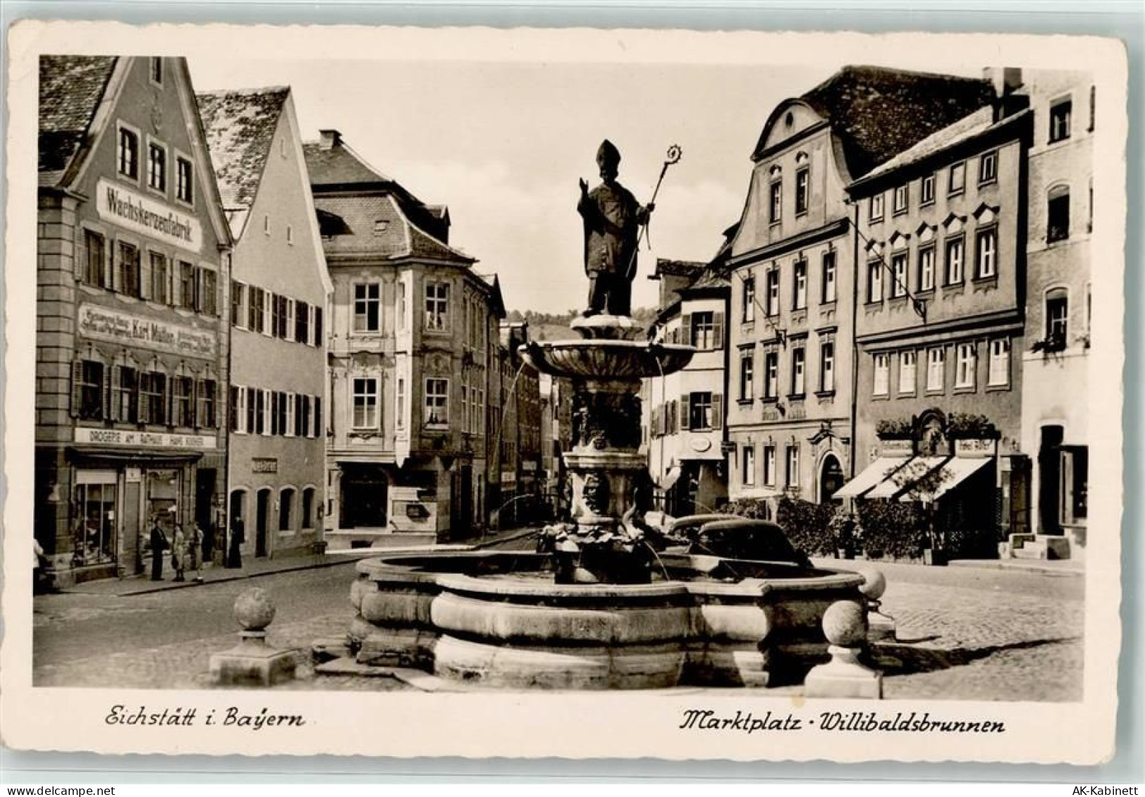 85072 W8078 Eichstätt , Bay - Marktplatz Willibaldsbrunnen - 39510264