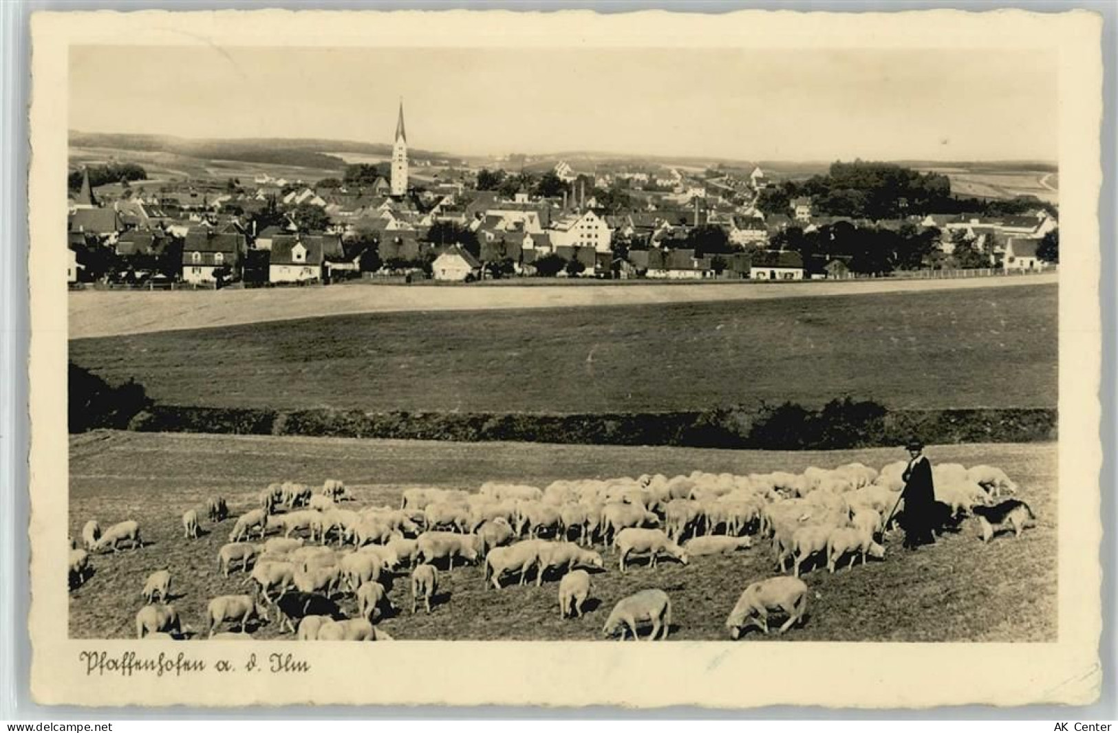 85276 W8068 Pfaffenhofen a d Ilm Foto AK Berufe Schäfer Bauwerke Kirche... - 10031712