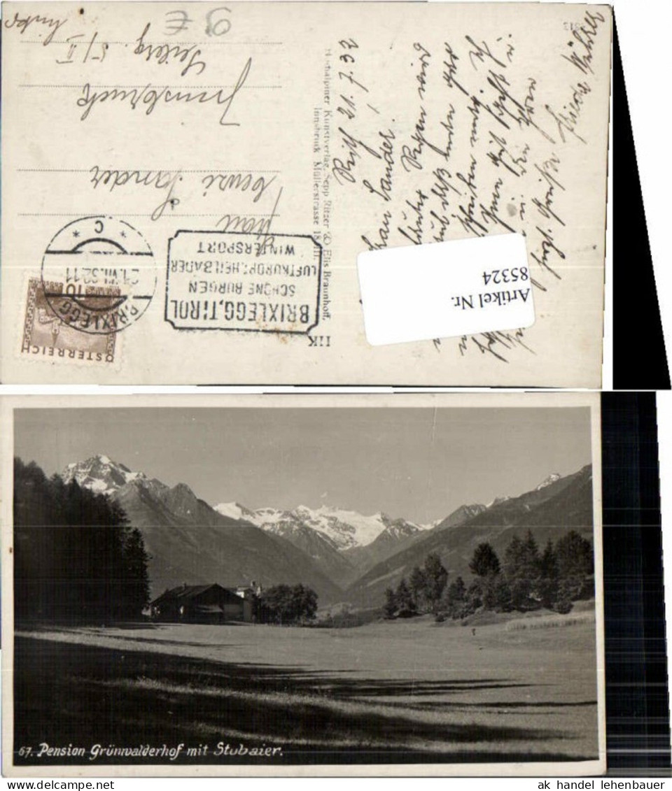85324,Pension Grünwalderhof b. Brixlegg Stubai