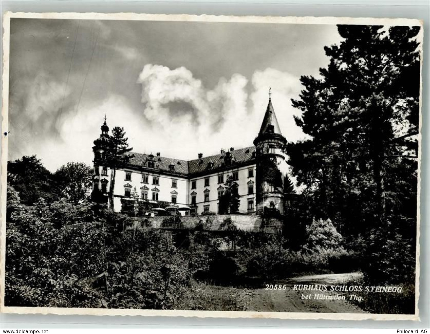 8536 Hüttwilen 1940 Foto AK Schloss Steinegg Kurhaus - 38068150