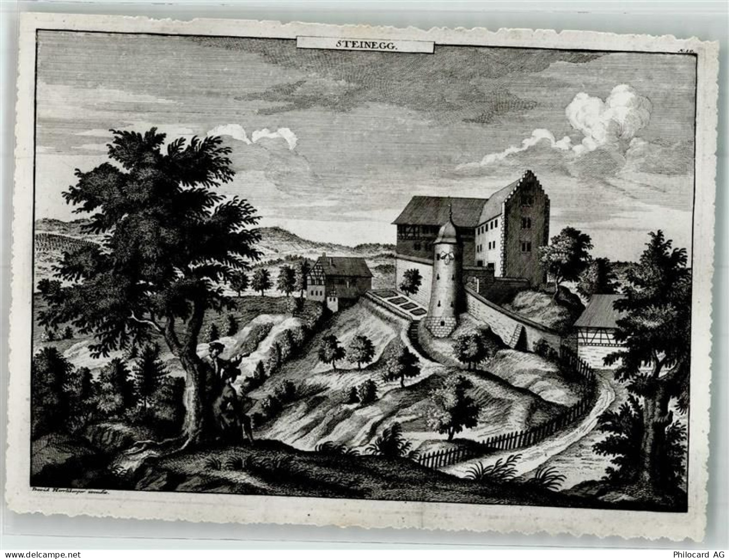 8536 Hüttwilen 1946 Foto AK Schloss Steinegg im 12. Jahrhundert - 38070113