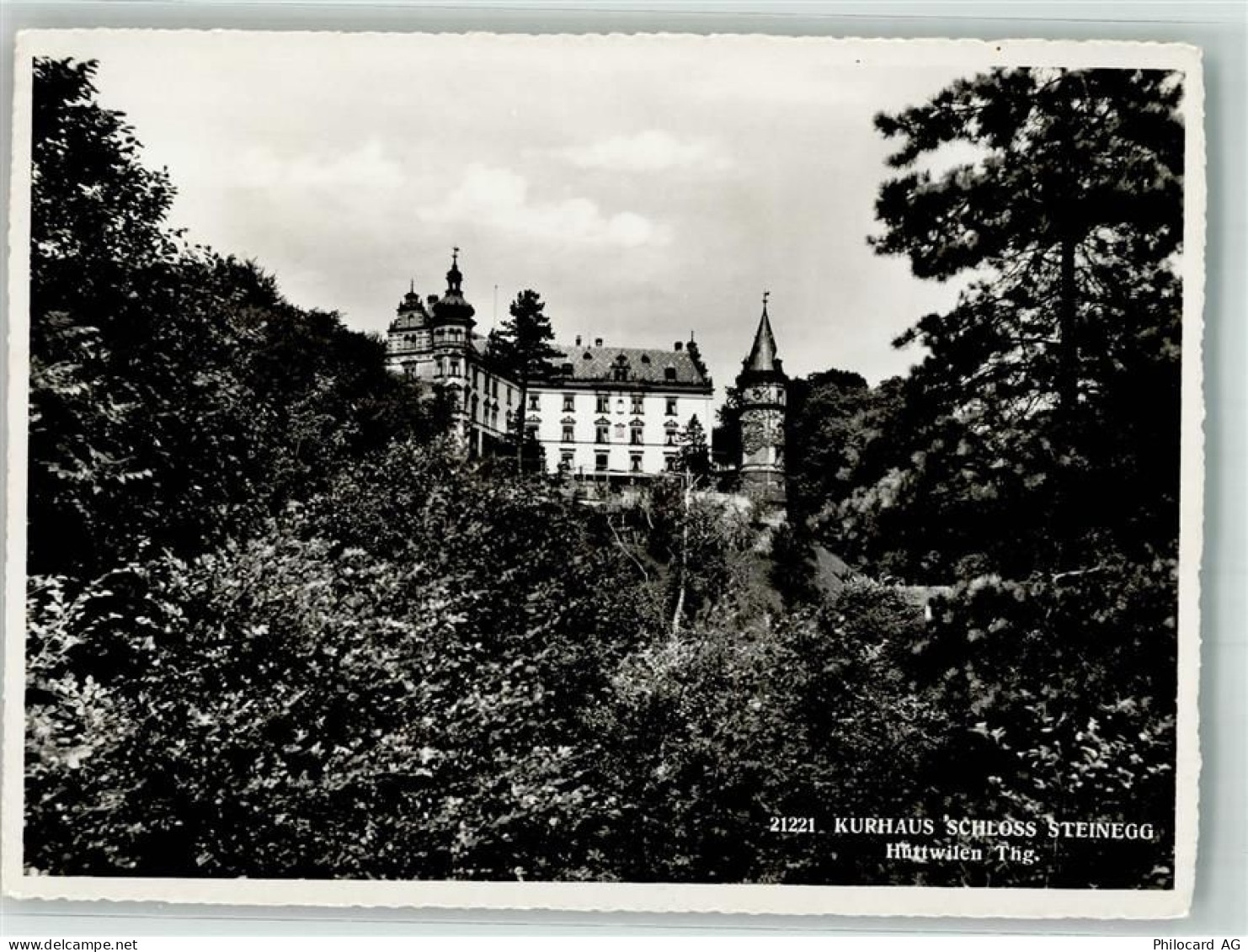 8536 Hüttwilen 1956 Foto AK Schloss Steinegg Kurhaus - 38068149