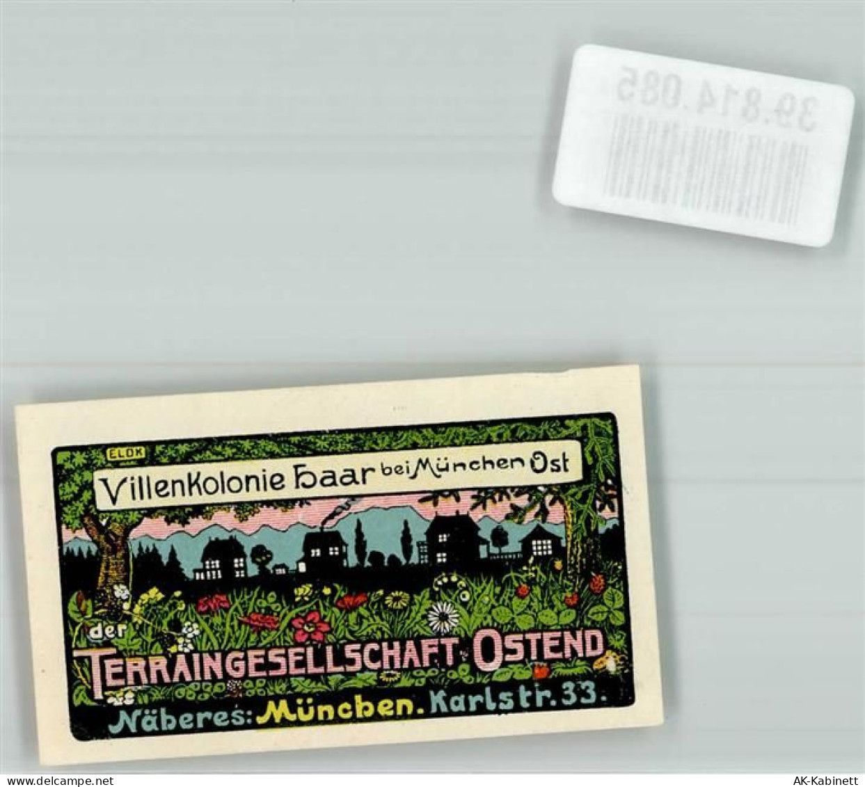 85540 W8013 Haar , Kr München Vignette Villenkolonie - 39814085