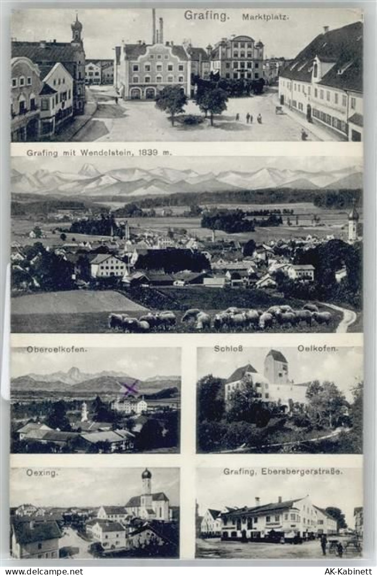 85567 W8018 Grafing b. München - Marktplatz, Schloss, Ebersbergerstrasse... - 51214108