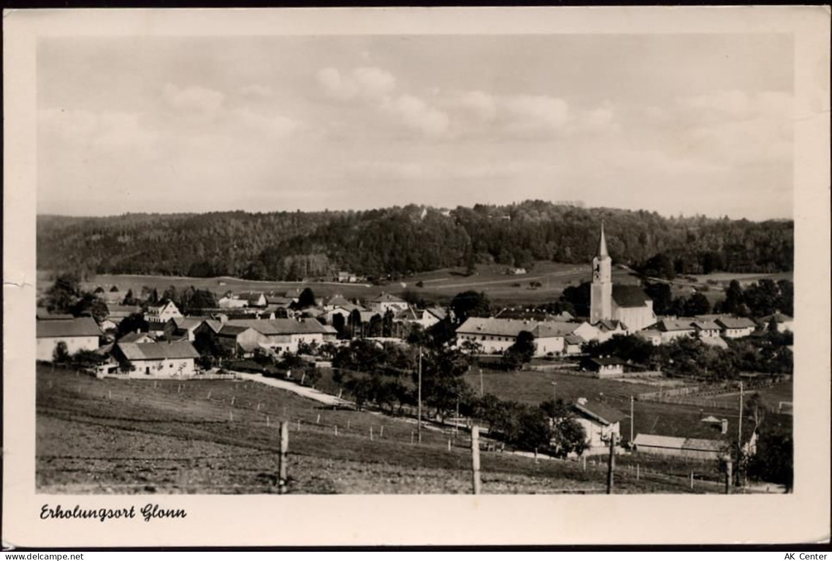 85625 W8019 Glonn 1961 - Glonn: Ansicht, Kirche,F. Hintermair - 20038604