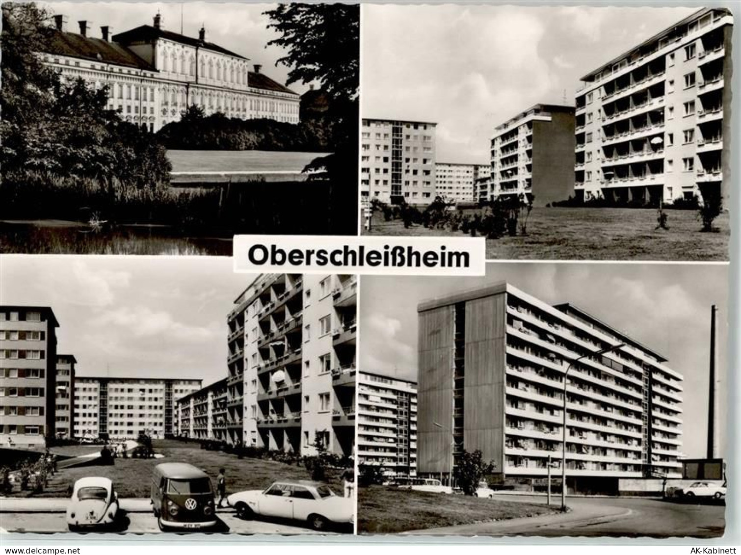 85764 W8042 Oberschleißheim - Wohnblock VW Käfer Schloss Schleißheim - 52194753