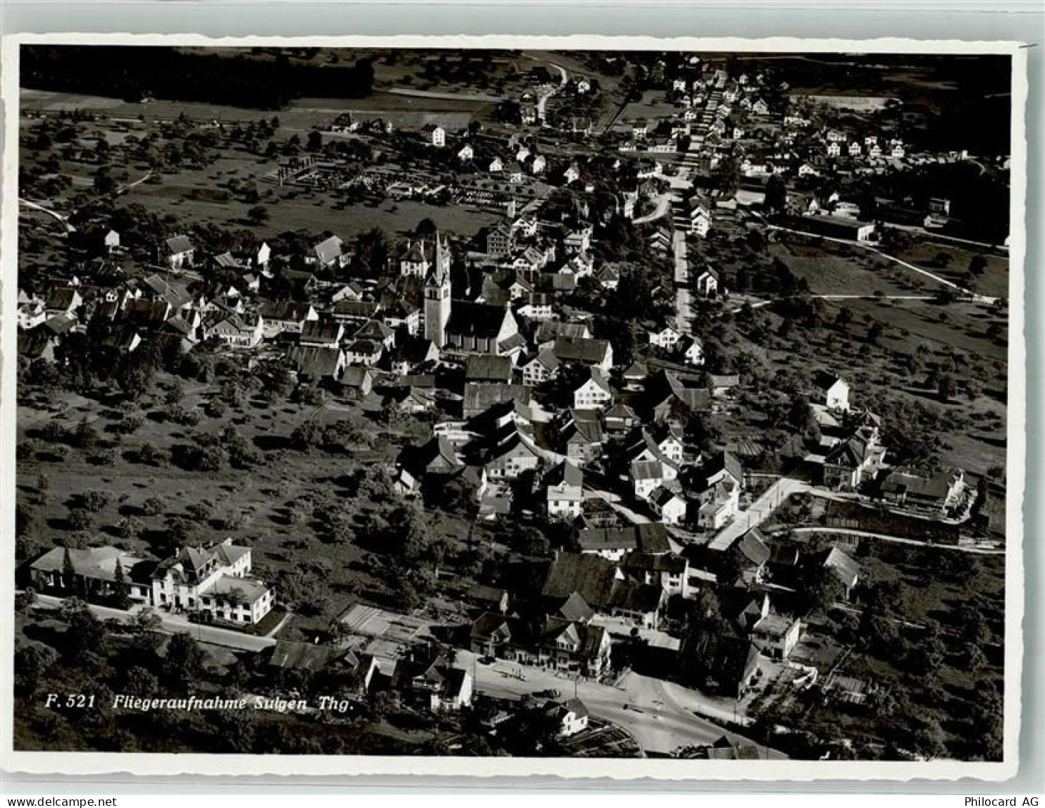 8583 Sulgen Foto AK Fliegeraufnahme - 10729738
