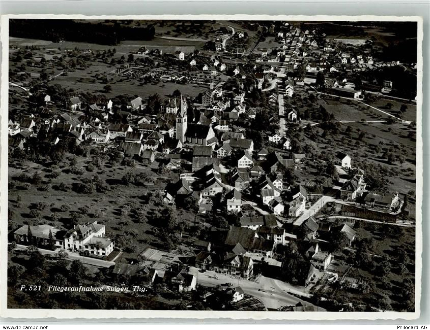 8583 Sulgen Foto AK Fliegeraufnahme - 10729740