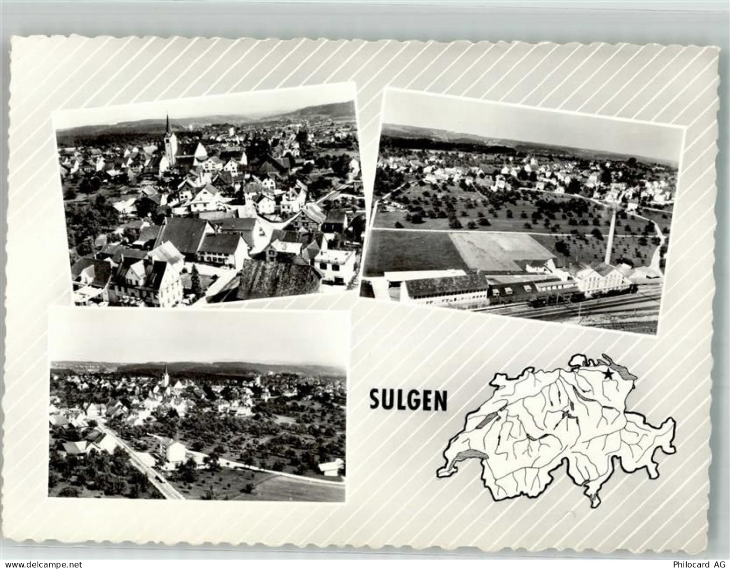 8583 Sulgen Foto AK Fliegeraufnahme - 38067967