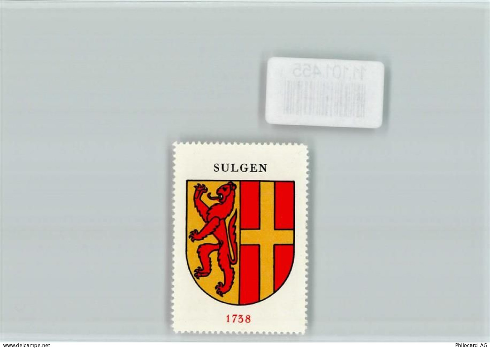 8583 Sulgen - Vignette Wappen Kaffee Hag ca 1920-1940 Sulgen - 11101455