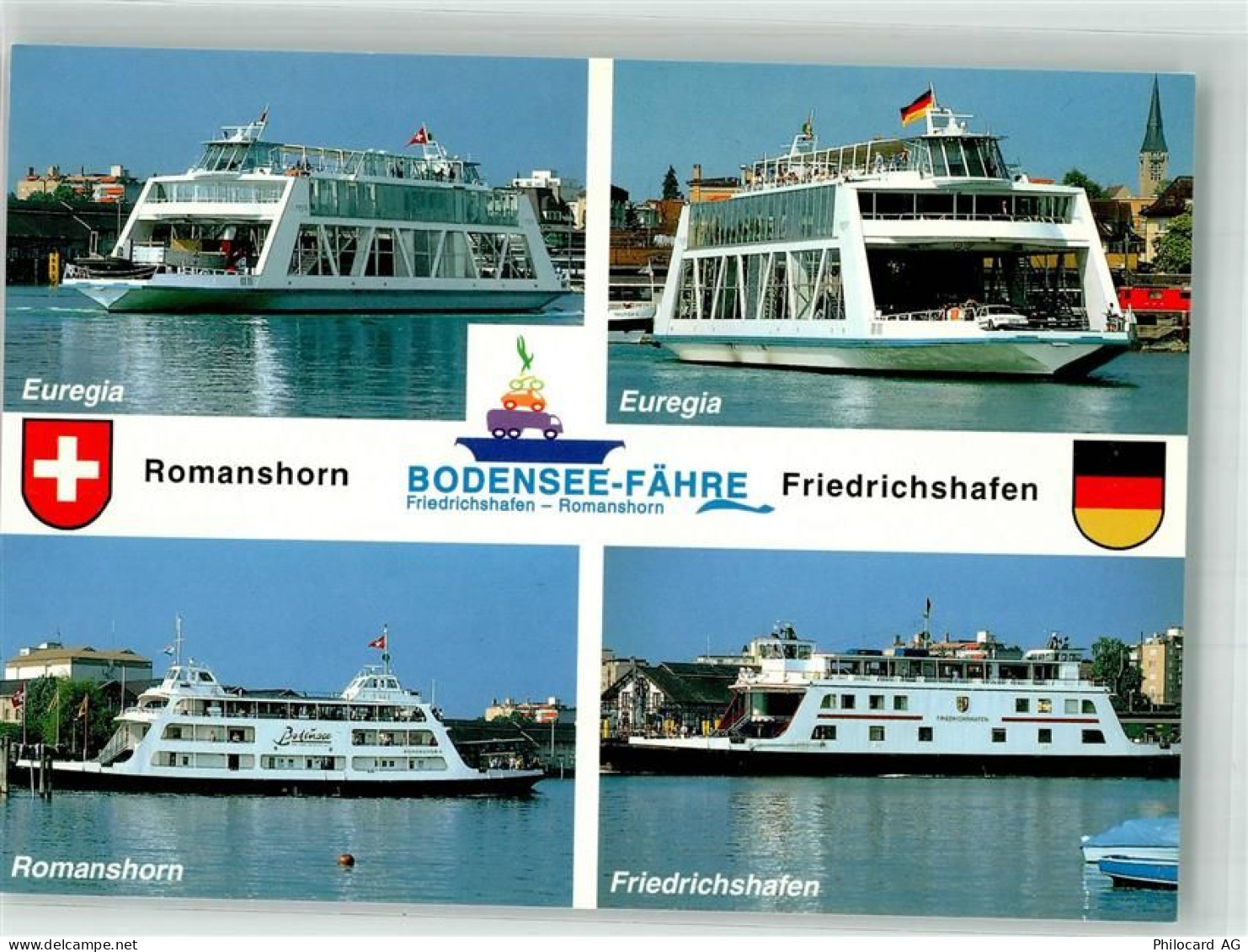 8590 Romanshorn Foto AK Bodensee- Fähre Euregia Romanshorn-Friedrichshaf... - 38067969