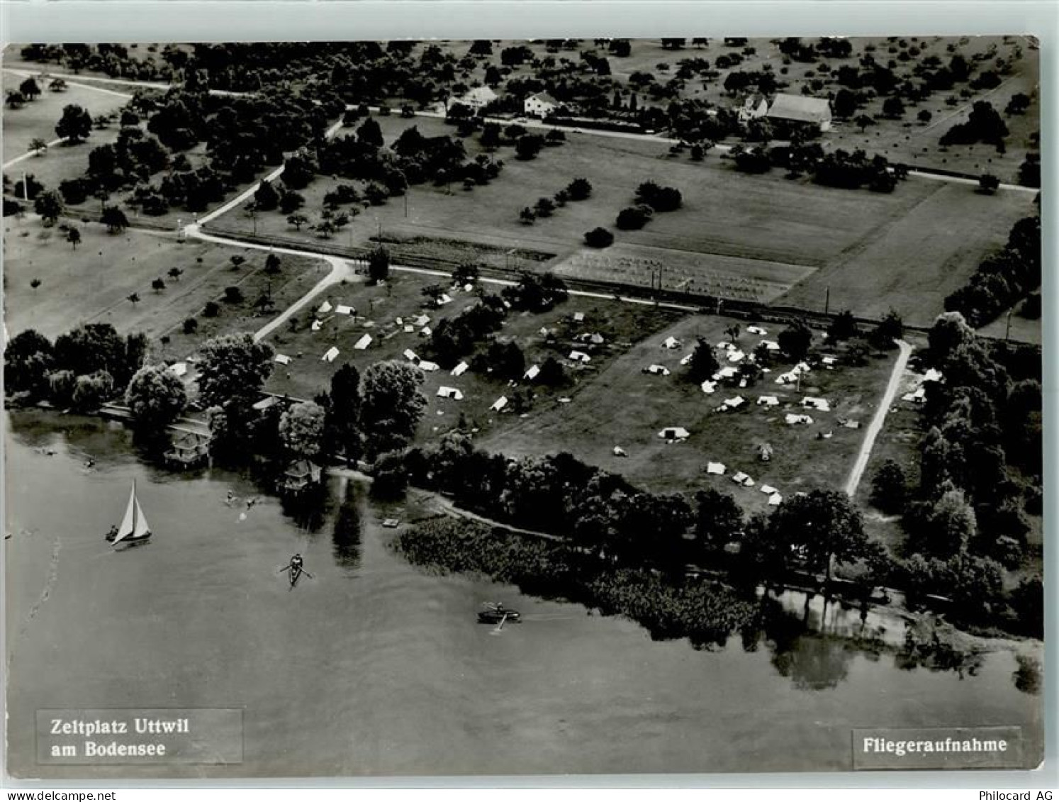 8592 Uttwil - Fliegeraufnahme Zeltplatz - 13132941