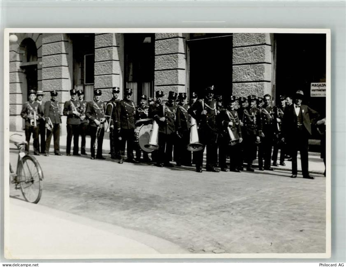 8592 Uttwil Foto AK Uniform Musikverein Ort handschriftlich - 13993785