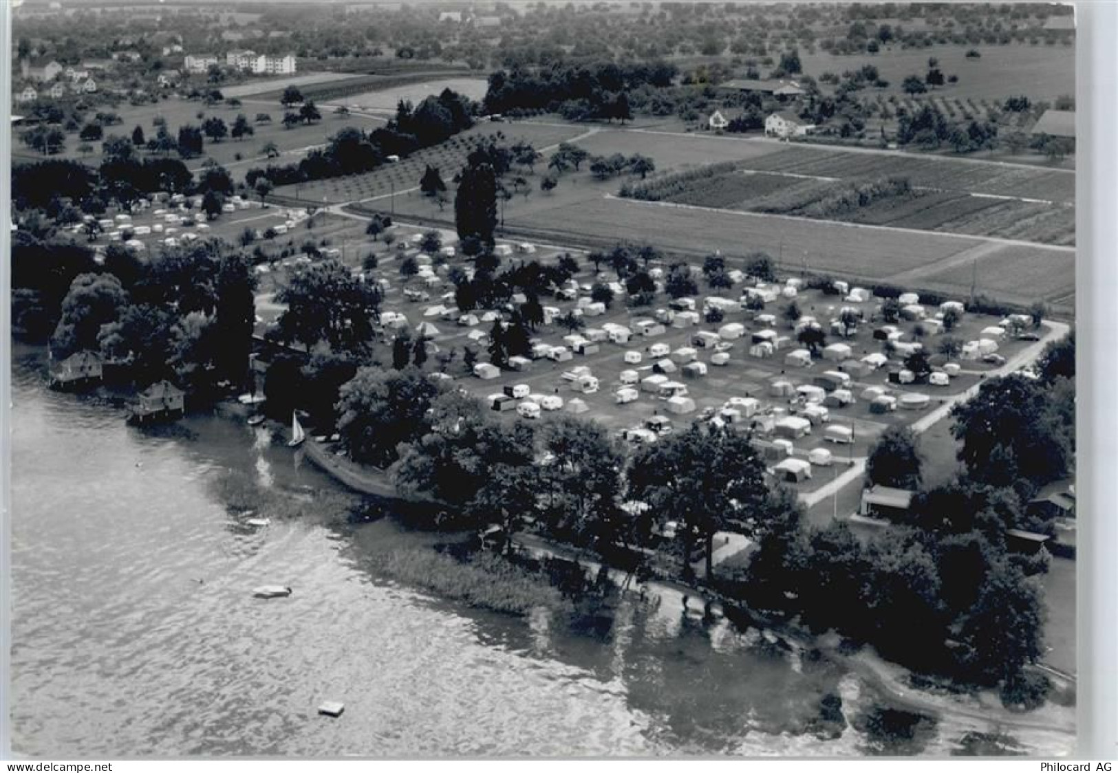 8592 Uttwil - Luftaufnahme, Zeltplatz Rosenau - 50577635