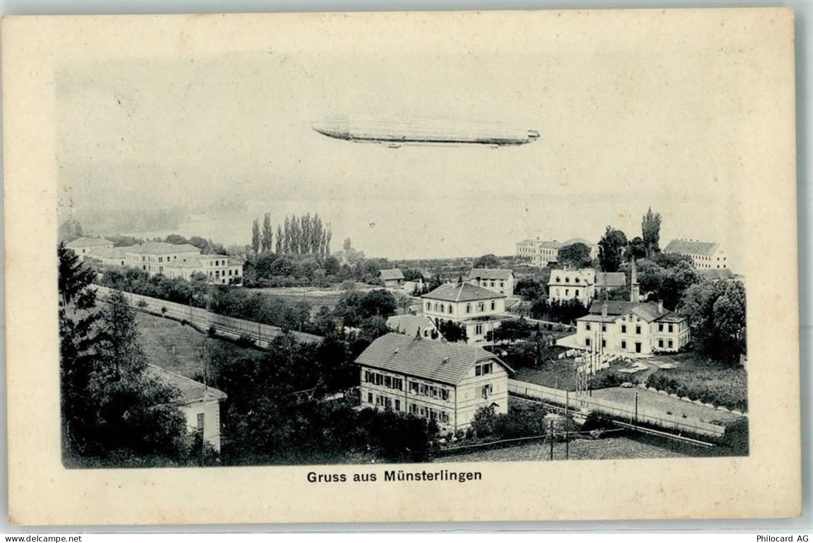 8596 Münsterlingen 1914 - Zeppelin Luftschiff - 13616484