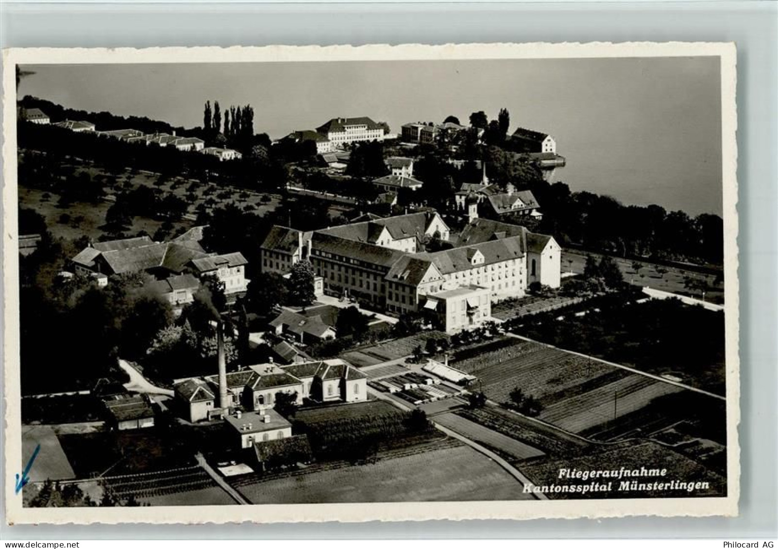 8596 Münsterlingen 1935 Foto AK Luftbild "Alpar" - 13097823