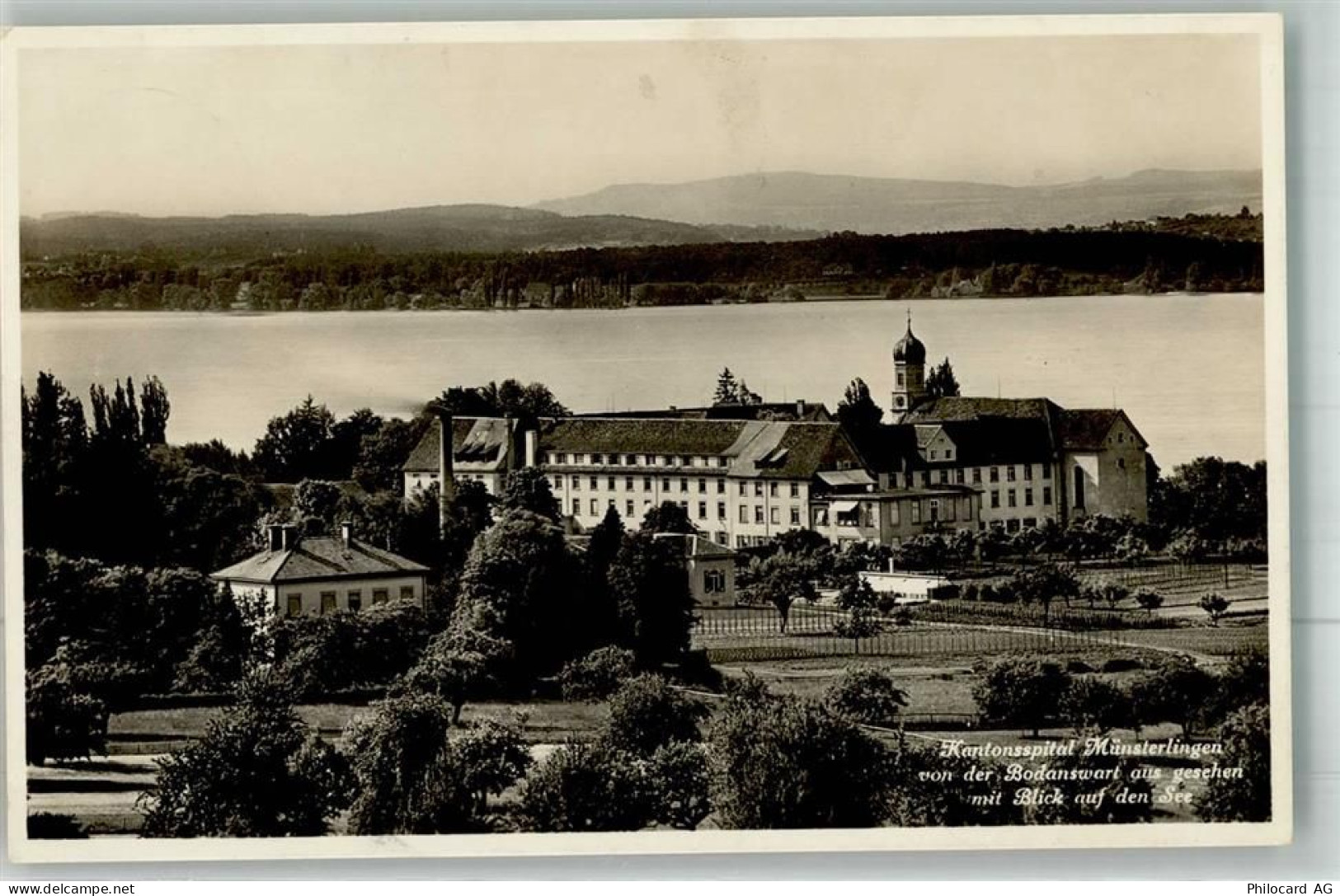 8596 Münsterlingen 1939 Foto AK Krankenhaus - 38024938