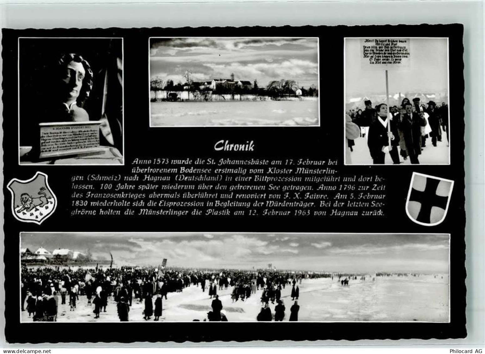 8596 Münsterlingen - Chronik Wappen St. Johannesbüste - 10262691
