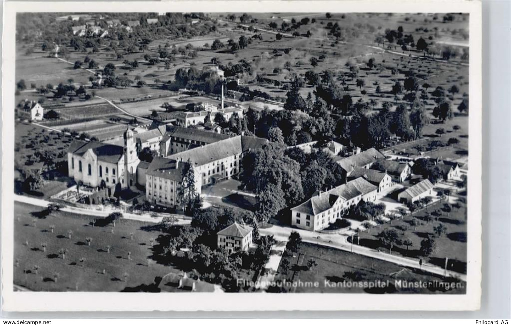 8596 Münsterlingen - Fliegeraufnahme, Kantonsspital - 50673497