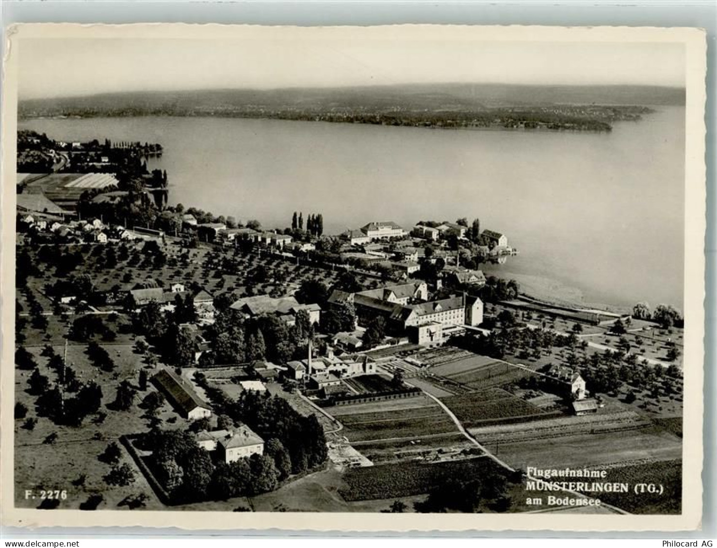 8596 Münsterlingen Foto AK Fliegeraufnahme - 10734825
