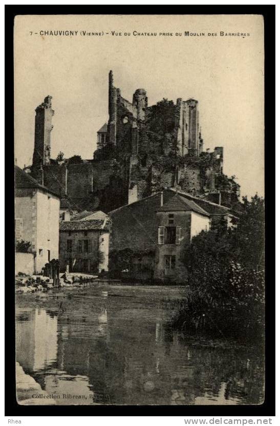 86 Chauvigny chateau ruine D86D K86070K C86070C RH074153