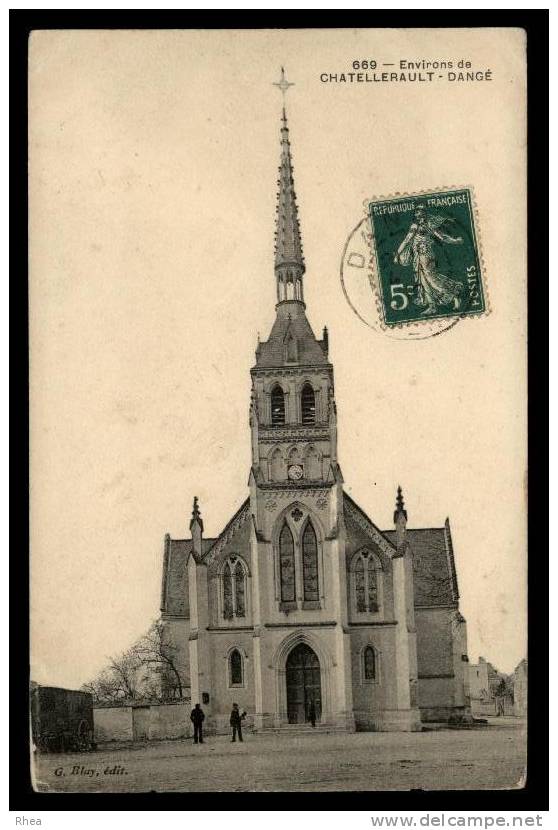 86 Dangé-Saint-Romain eglise D86D K86092K C86092C RH074132