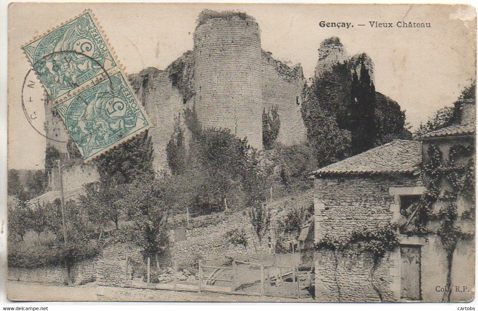 86 GENCAY  Levieux  Château