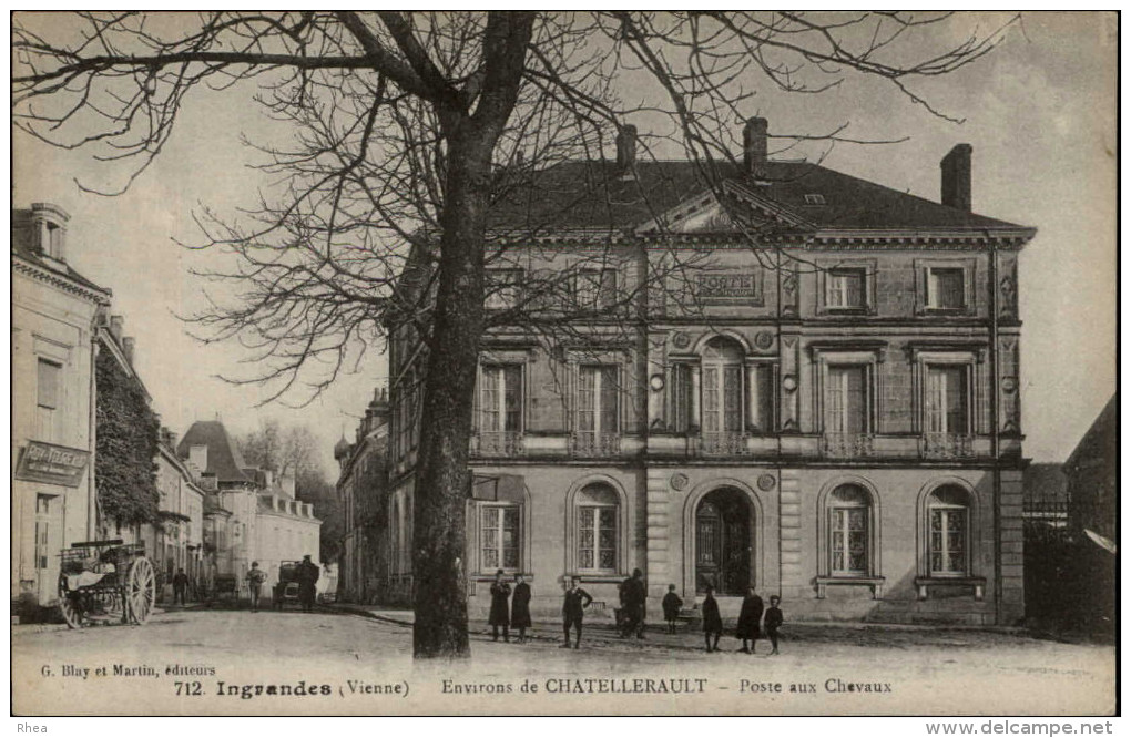 86 - INGRANDES - poste aux chevaux